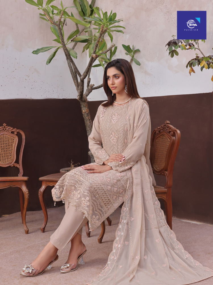 Amsaal Luxury Embroidered Chiffon Collection