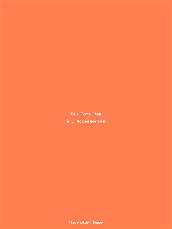 Tan Tote Bag